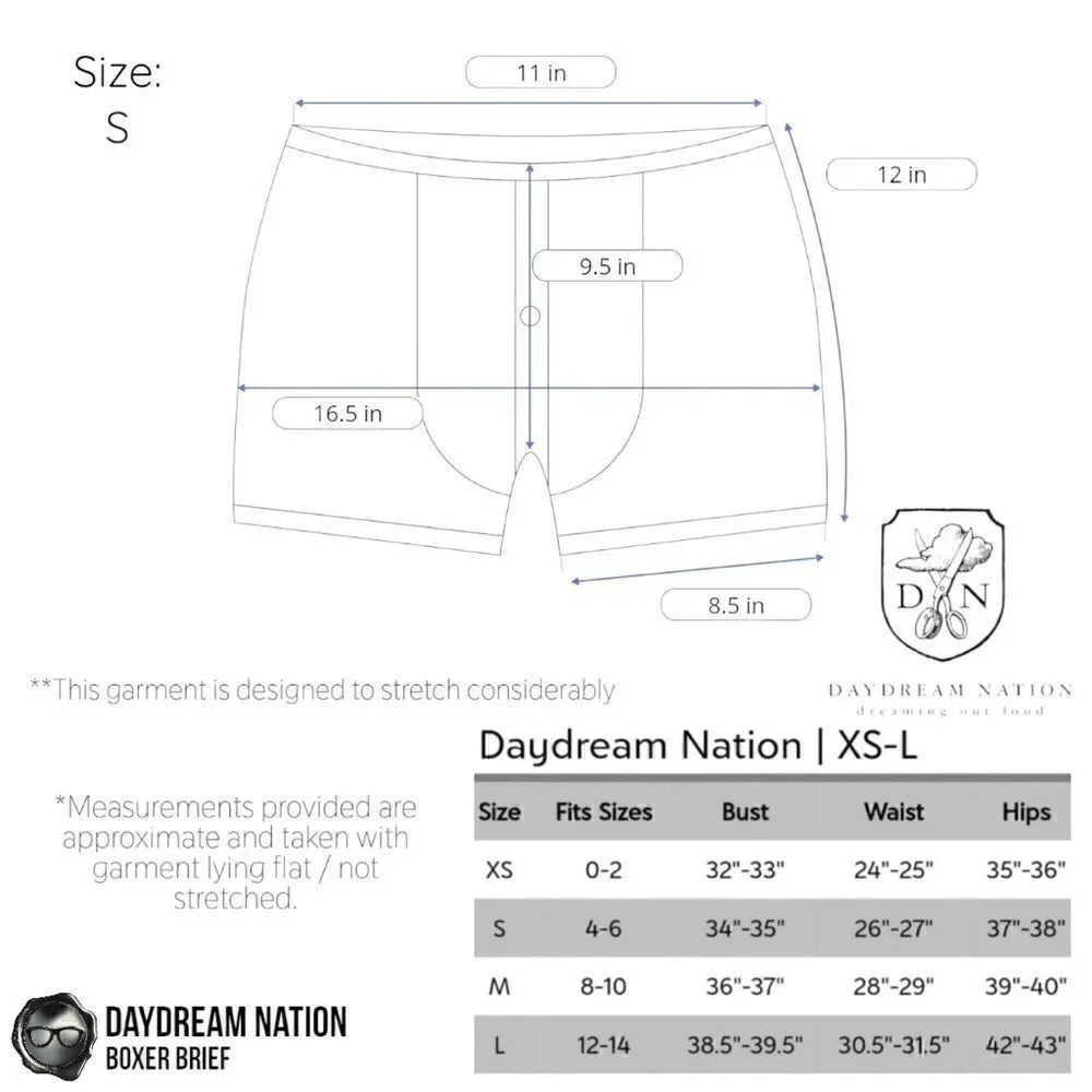 DOLLS KILL DAYDREAM NATION WOMEN’S BOXER BRIEF BOY SHORTS IN CORAL PINK SMALL